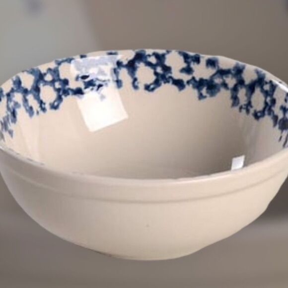 Coupe Cereal bowl cobalt blue sponge by Gibson Designs - Picture 3 of 3